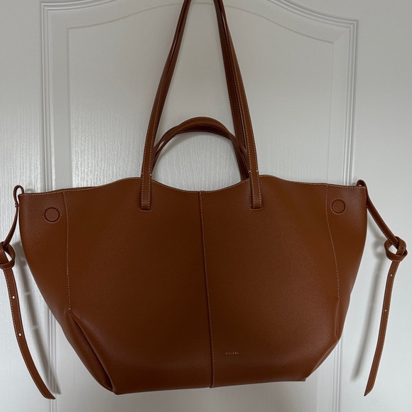 Large Brown designer Tote Bag - Picture 2 of 10